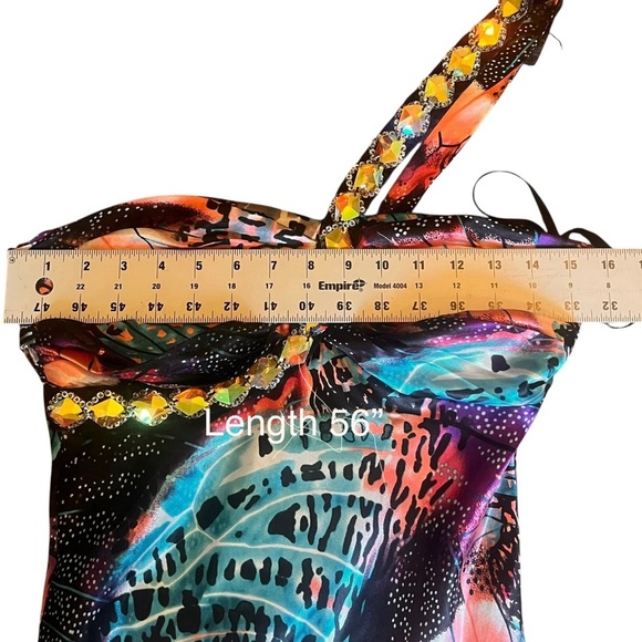 Josh & Jazz 90’s Satin Maxi Dress - Picture 5 of 7